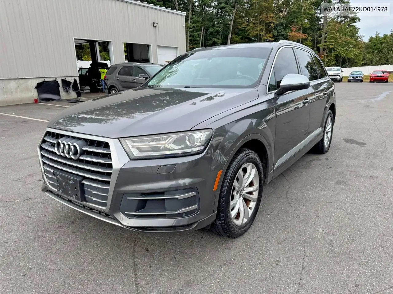 AUDI Q7 2019, VIN WA1AHAF72KD014978