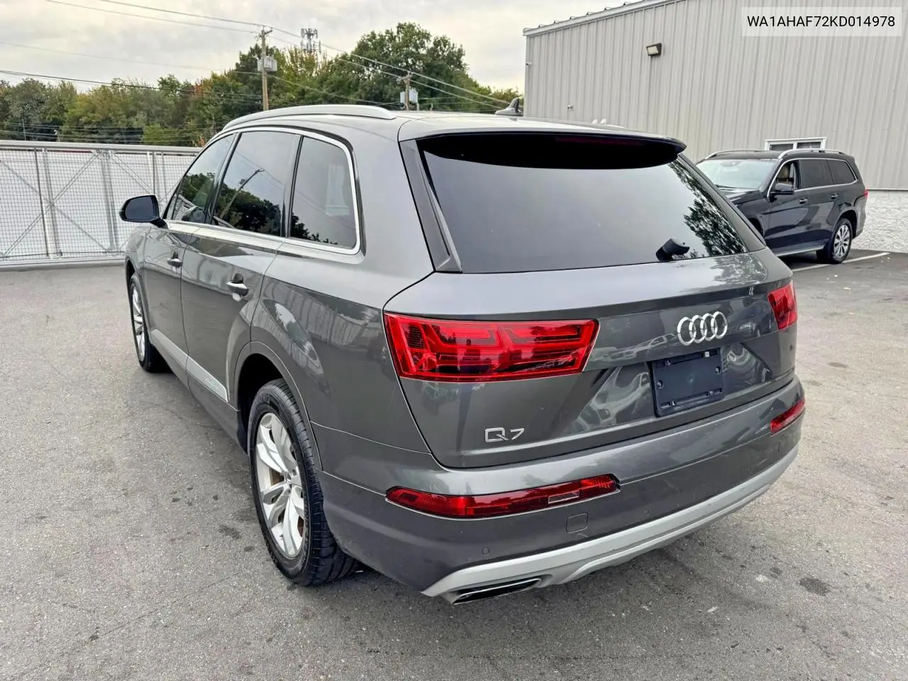 2019 AUDI Q7 VIN WA1AHAF72KD014978 — фото 2
