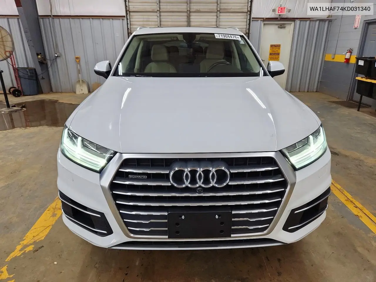 2019 AUDI Q7 VIN WA1LHAF74KD031340 — фото 5