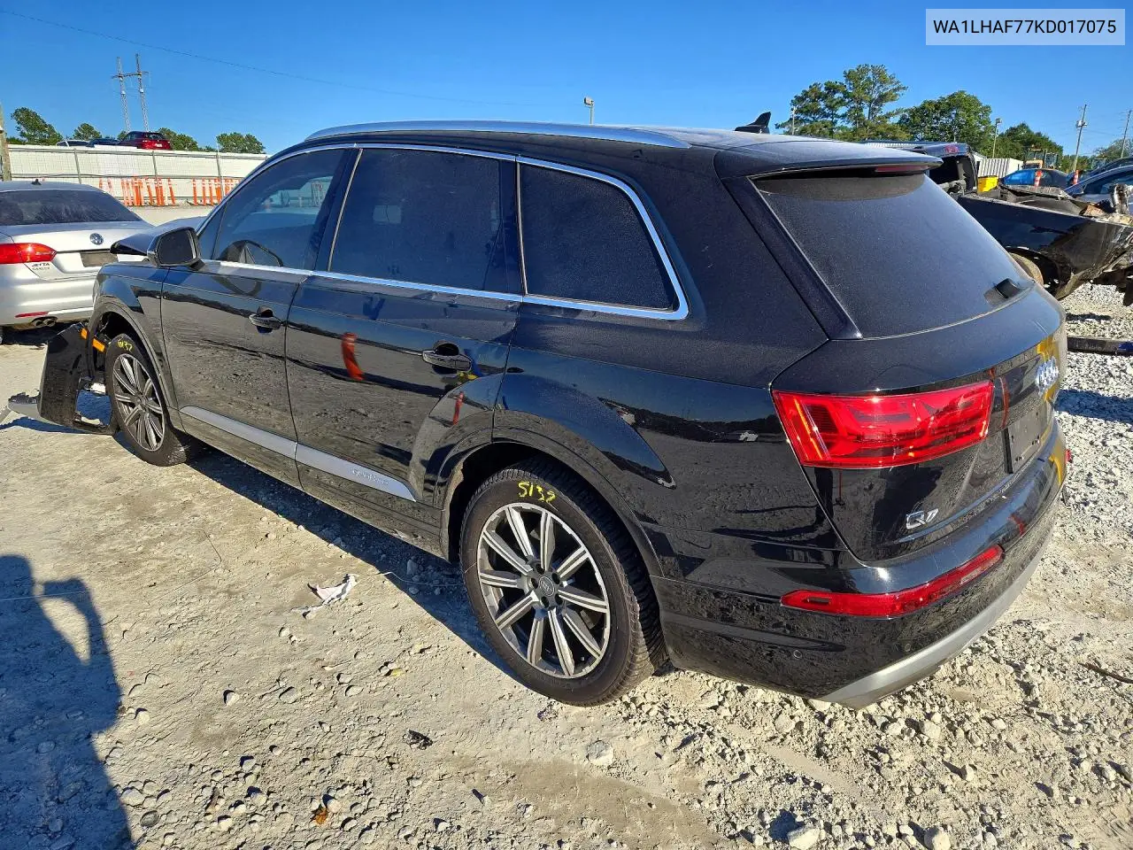 2019 AUDI Q7 VIN WA1LHAF77KD017075 — фото 2