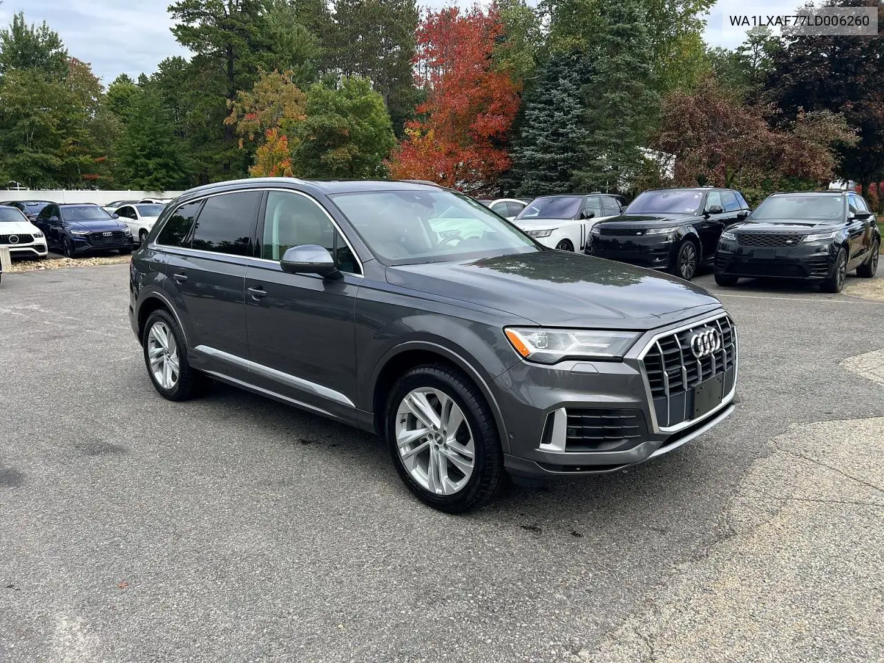 AUDI Q7 2020, VIN WA1LXAF77LD006260