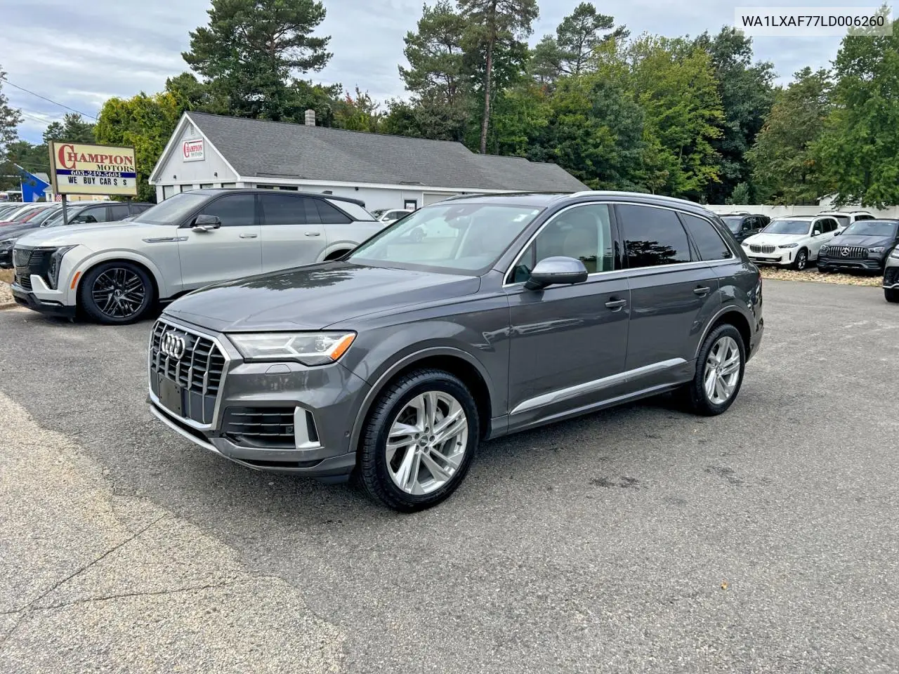 2020 AUDI Q7 VIN WA1LXAF77LD006260 — фото 2