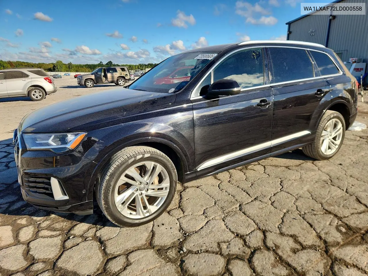 AUDI Q7 2020, VIN WA1LXAF72LD000558