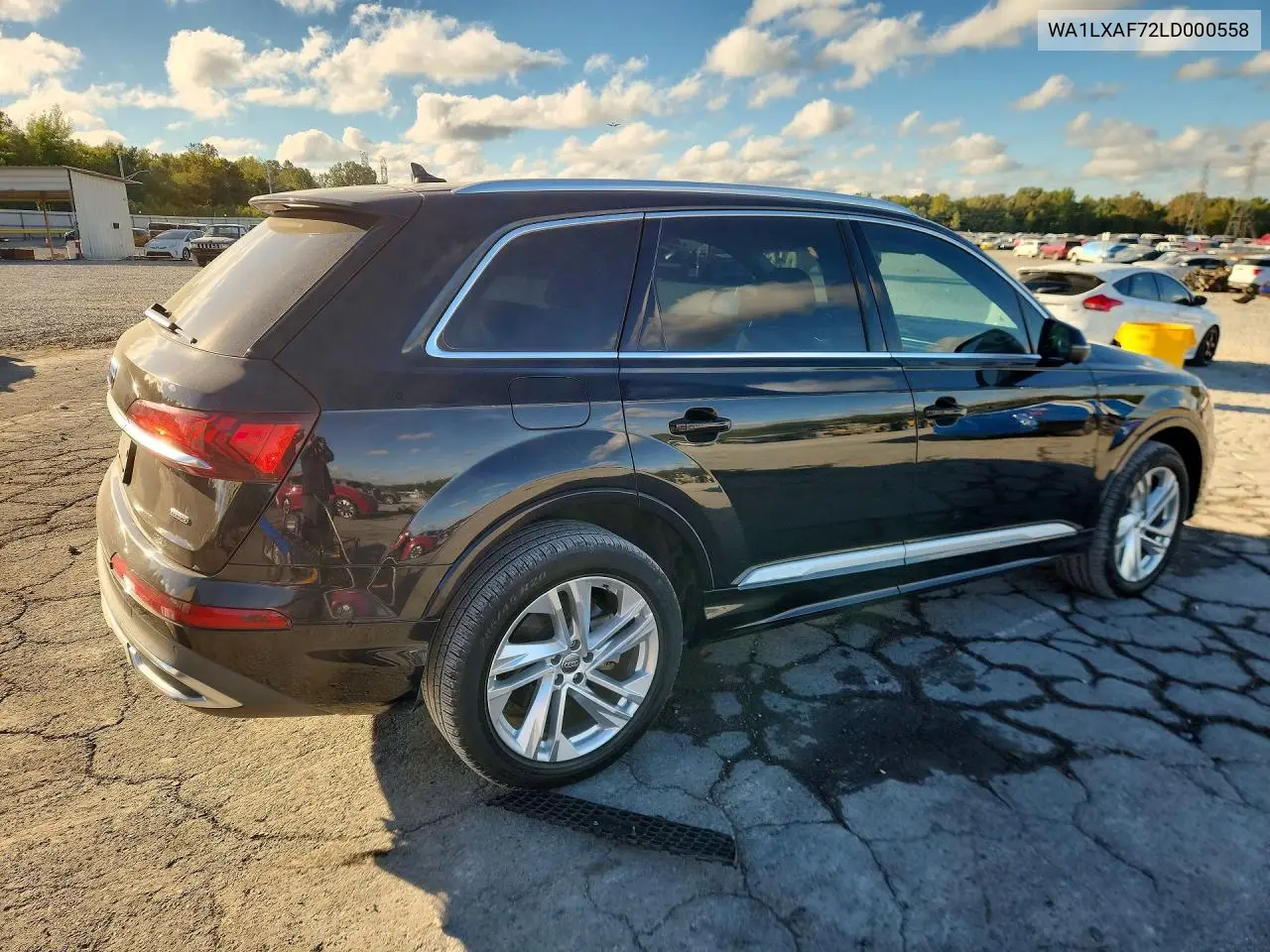 2020 AUDI Q7 VIN WA1LXAF72LD000558 — фото 3