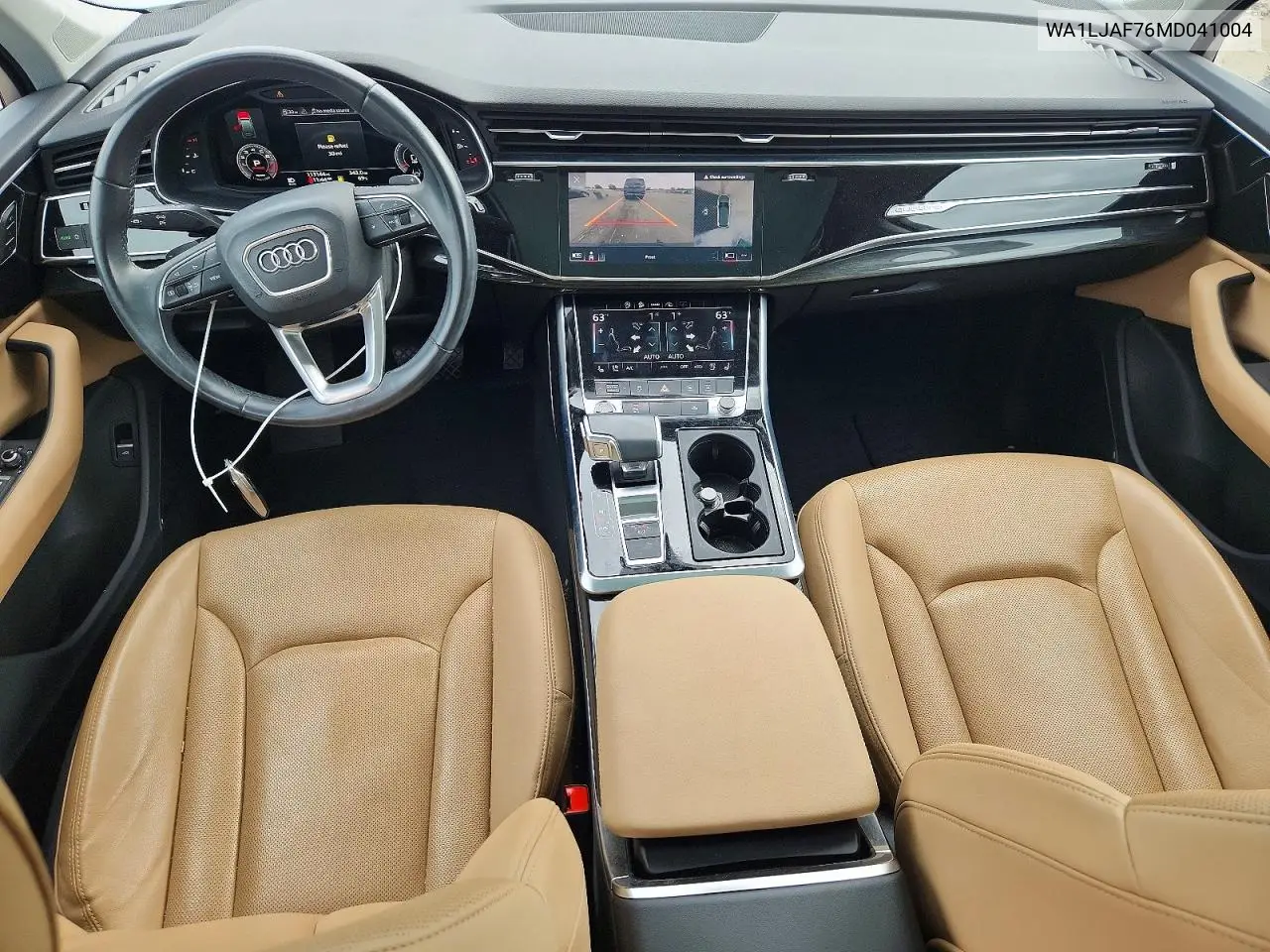 2021 AUDI Q7 VIN WA1LJAF76MD041004 — фото 2