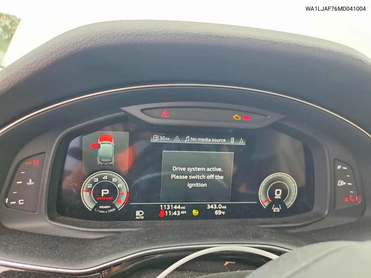2021 AUDI Q7 VIN WA1LJAF76MD041004 — фото 3