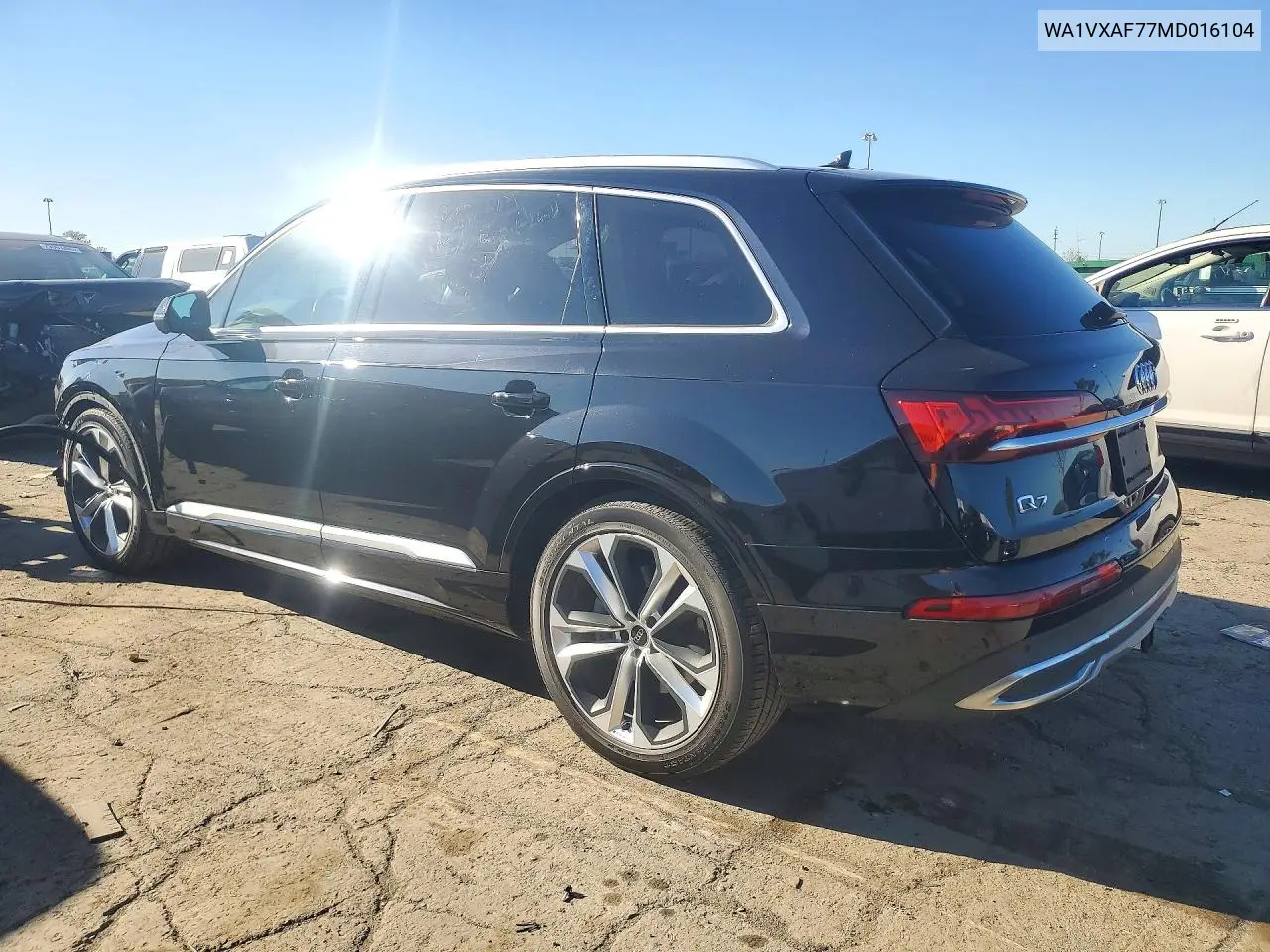 2021 AUDI Q7 VIN WA1VXAF77MD016104 — фото 2