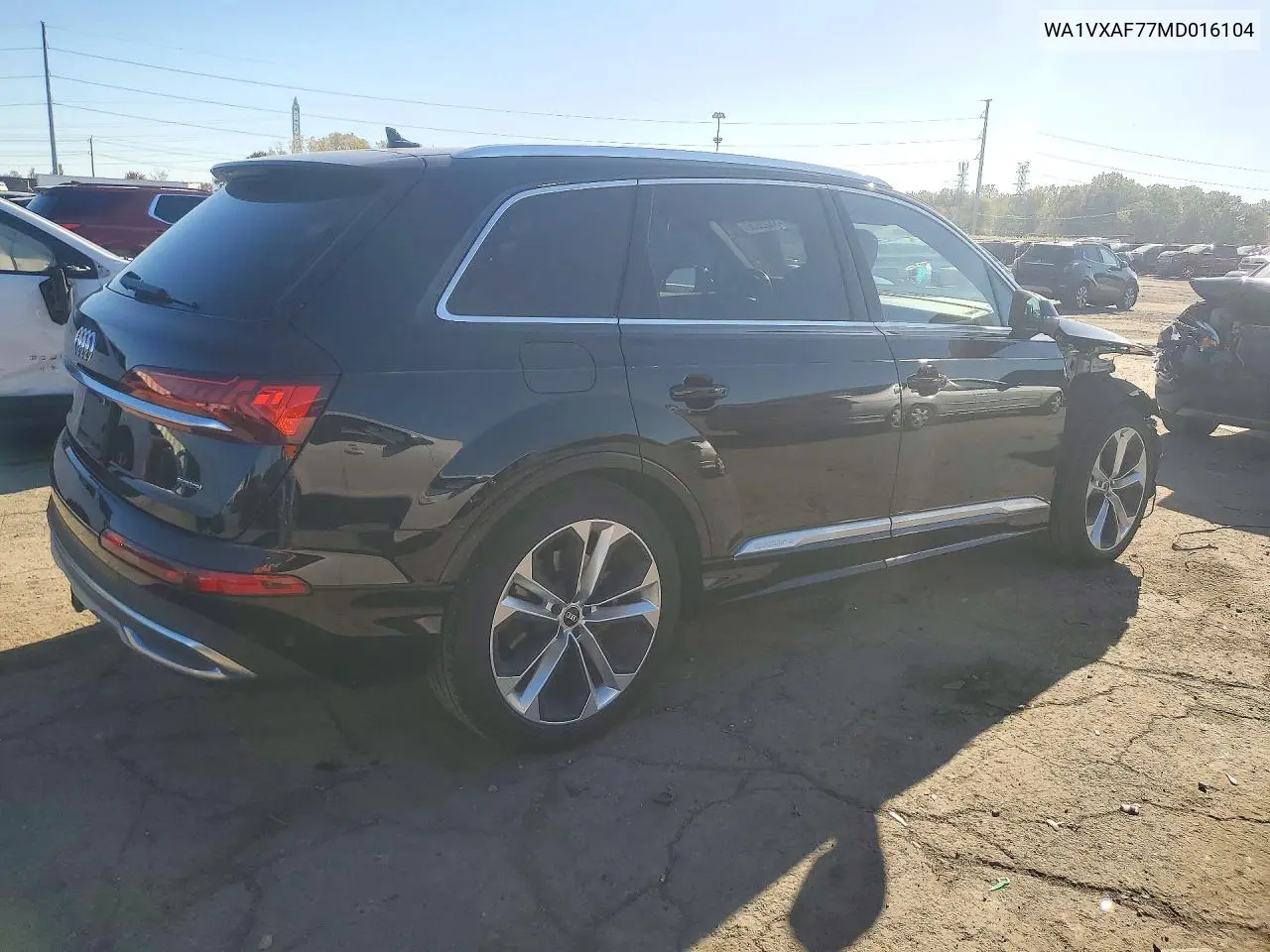 2021 AUDI Q7 VIN WA1VXAF77MD016104 — фото 3
