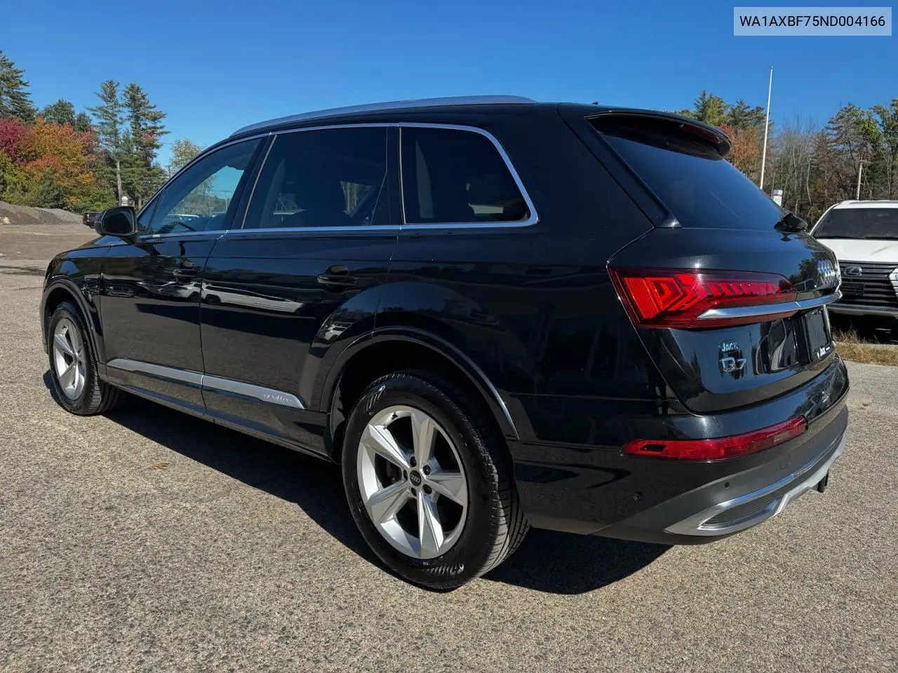 2022 AUDI Q7 VIN WA1AXBF75ND004166 — фото 3