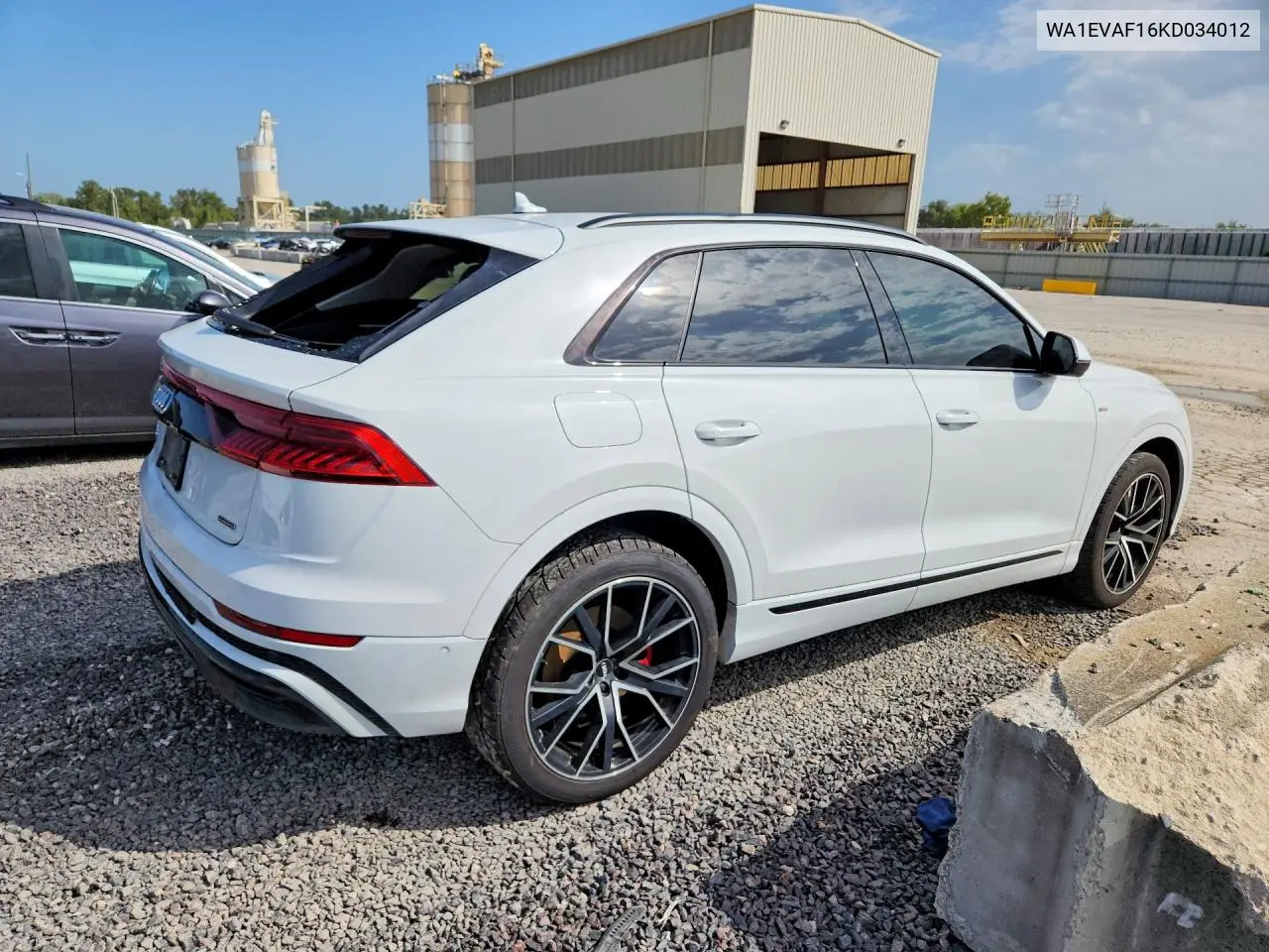 2019 AUDI Q8 VIN WA1EVAF16KD034012 — фото 3