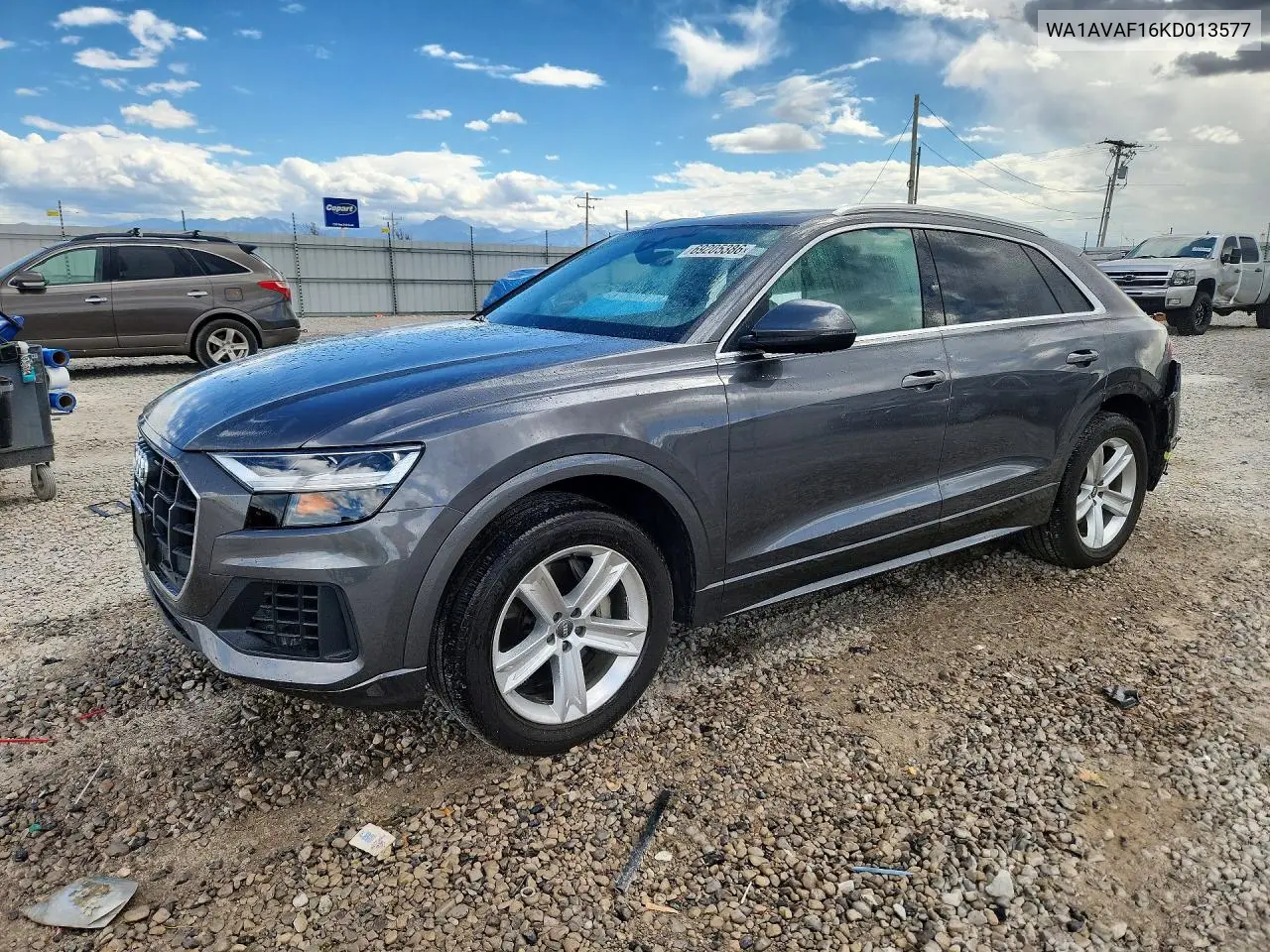 AUDI Q8 2019, VIN WA1AVAF16KD013577