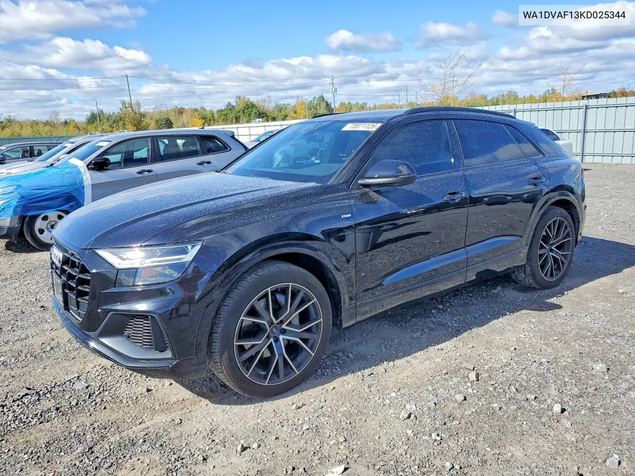 AUDI Q8 2019, VIN WA1DVAF13KD025344