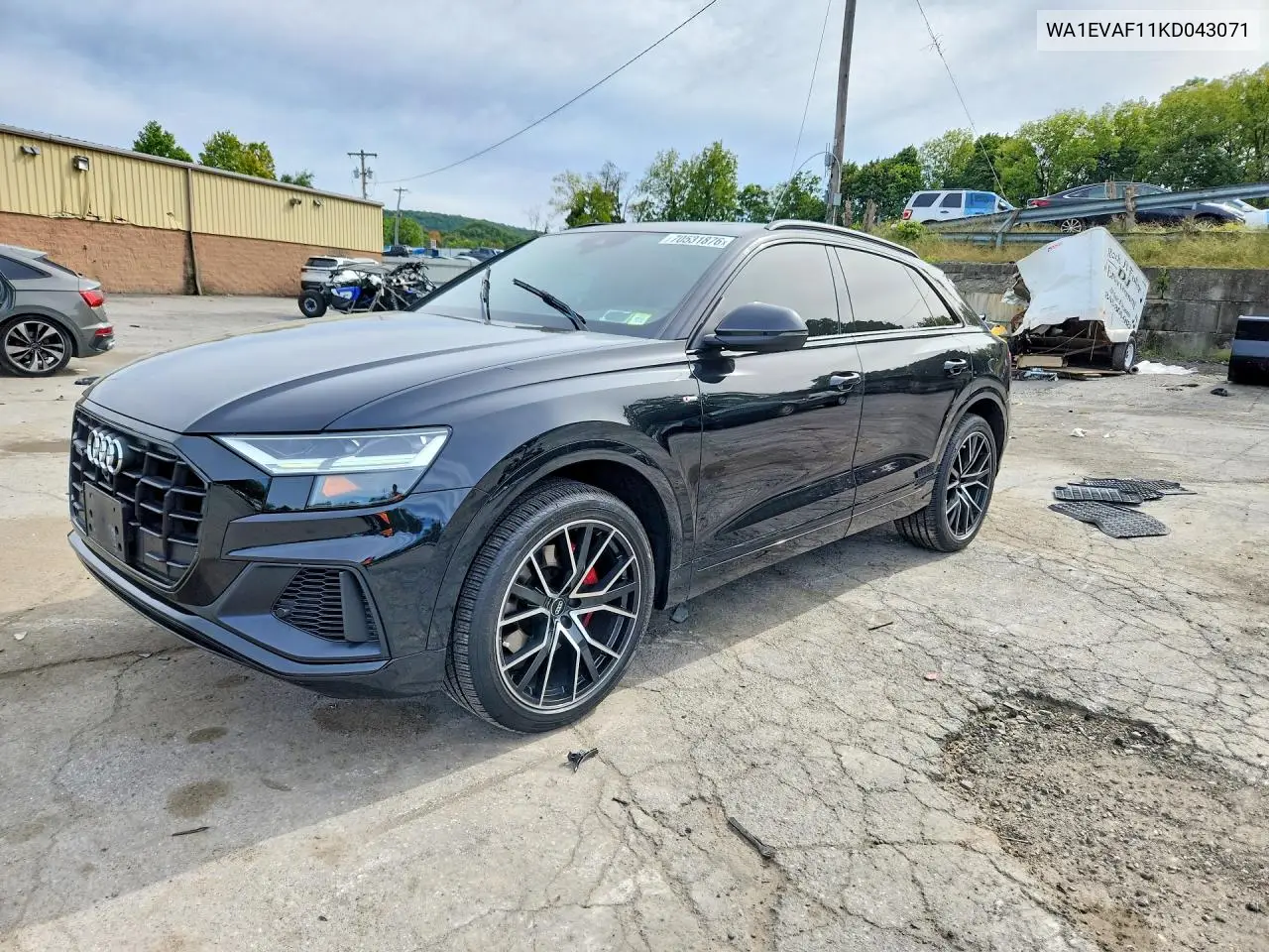 AUDI Q8 2019, VIN WA1EVAF11KD043071