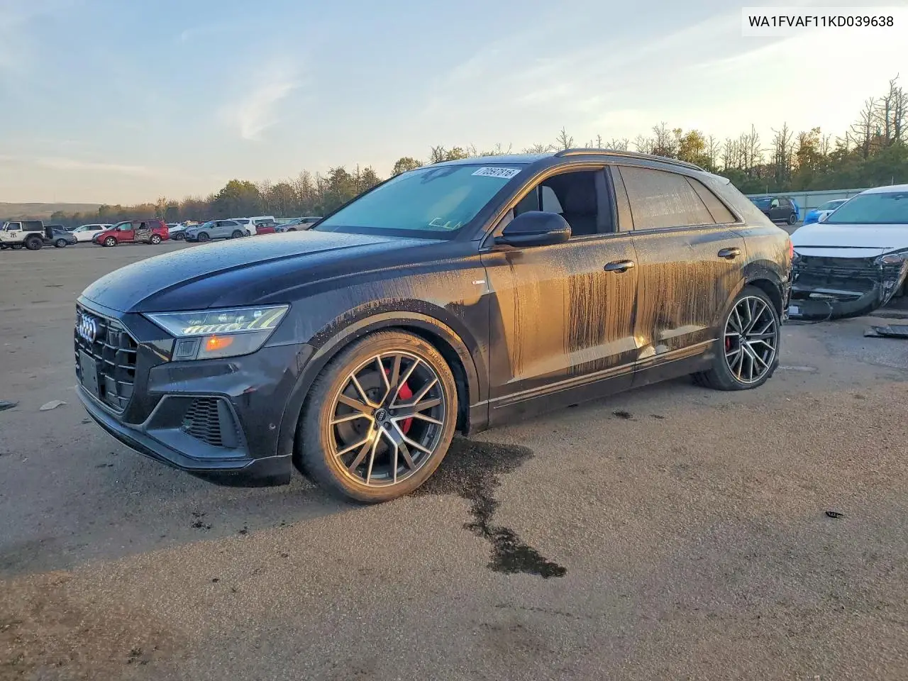 AUDI Q8 2019, VIN WA1FVAF11KD039638