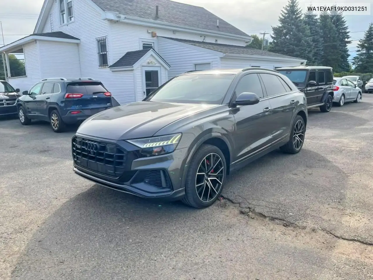 AUDI Q8 2019, VIN WA1EVAF19KD031251
