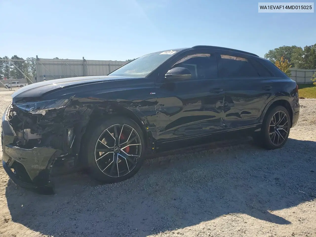 AUDI Q8 2021, VIN WA1EVAF14MD015025