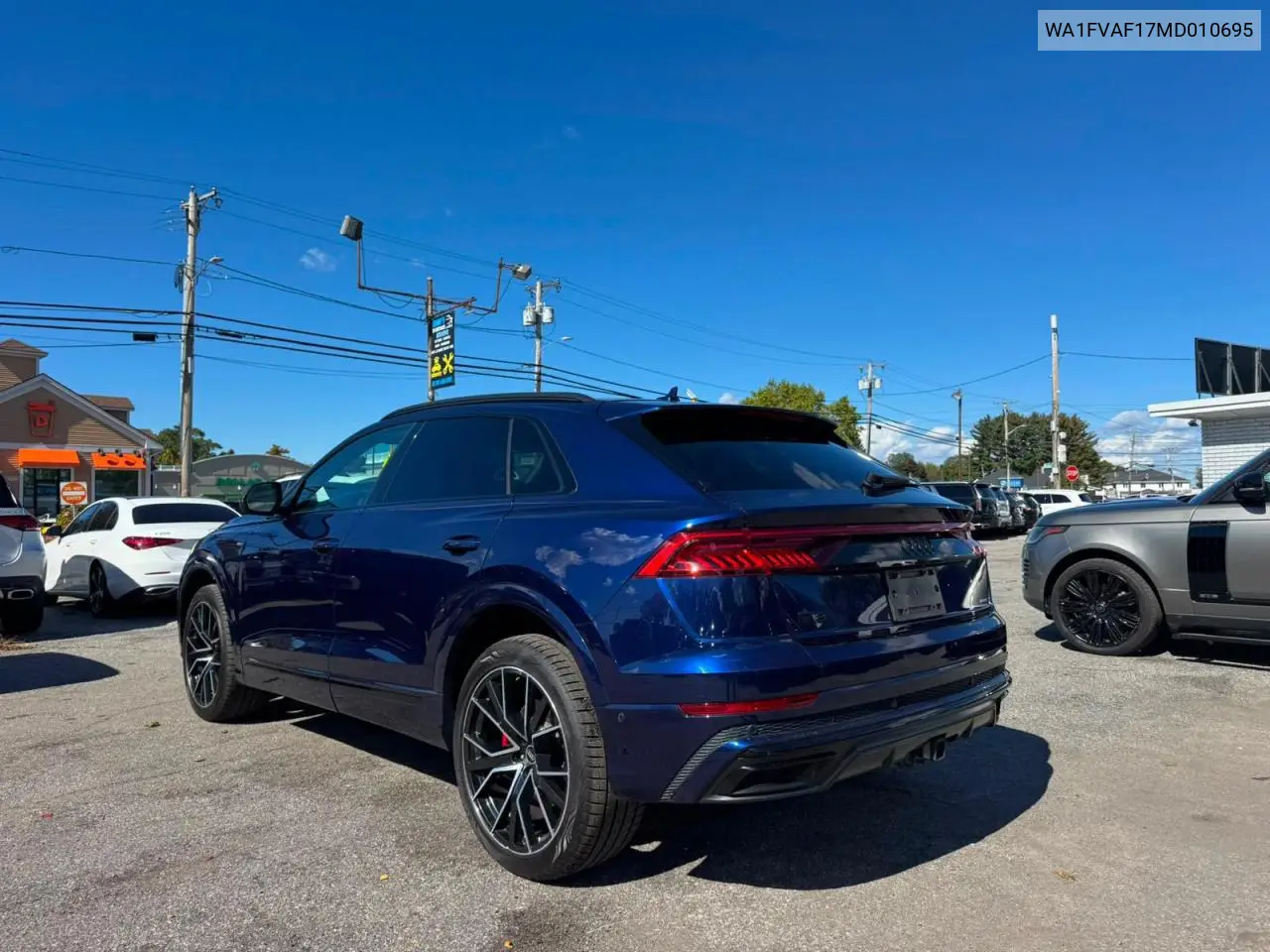 2021 AUDI Q8 VIN WA1FVAF17MD010695 — фото 3
