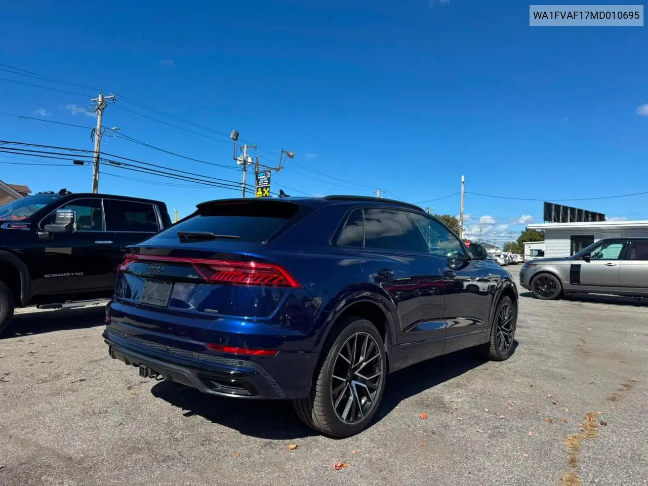 2021 AUDI Q8 VIN WA1FVAF17MD010695 — фото 4