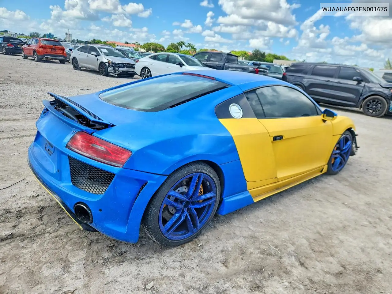 2014 AUDI R8 VIN WUAAUAFG3EN001675 — фото 3