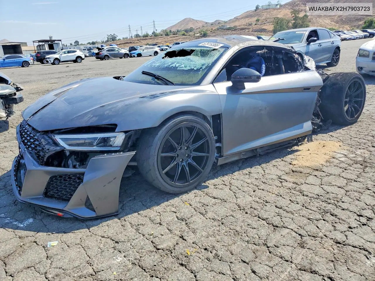 AUDI R8 2017, VIN WUAKBAFX2H7903723