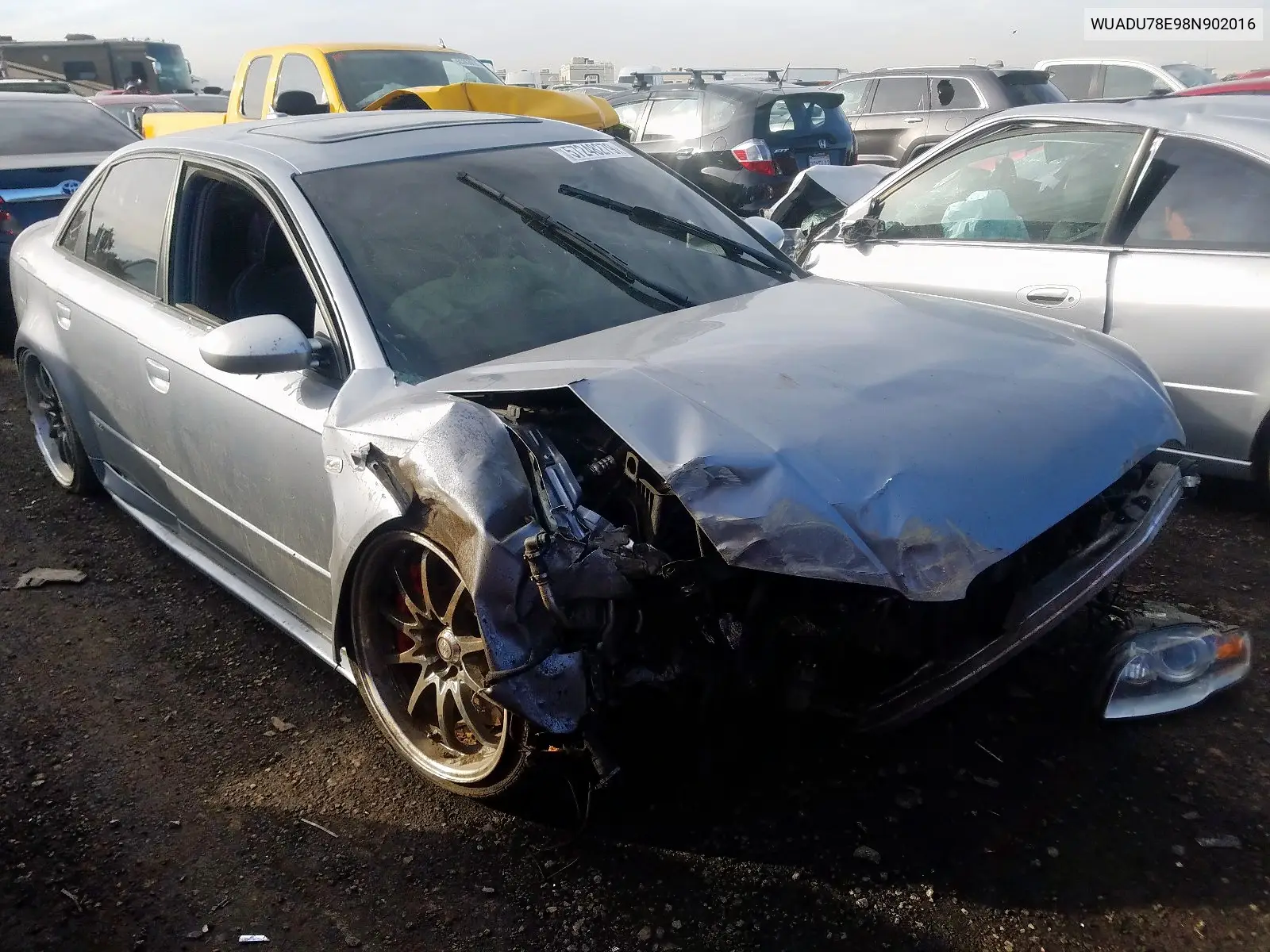 AUDI RS4 2008, VIN WUADU78E98N902016