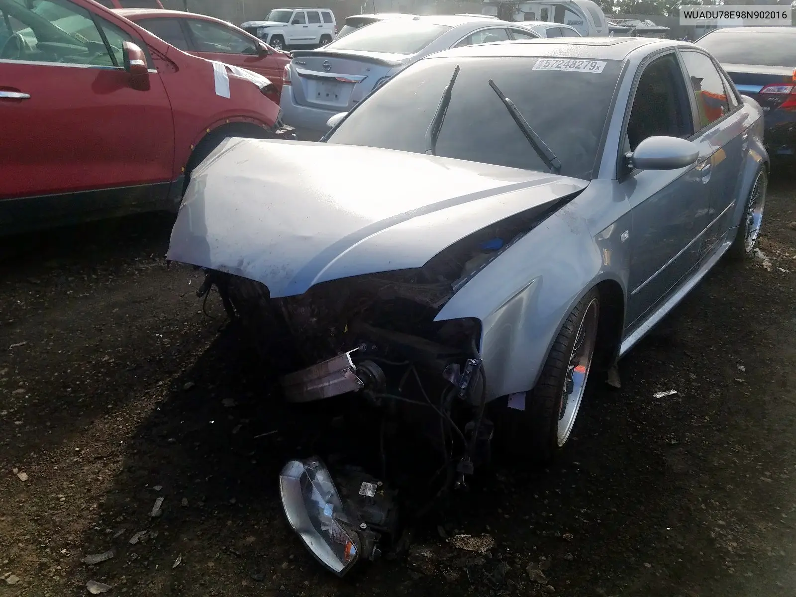 2008 AUDI RS4 VIN WUADU78E98N902016 — фото 2