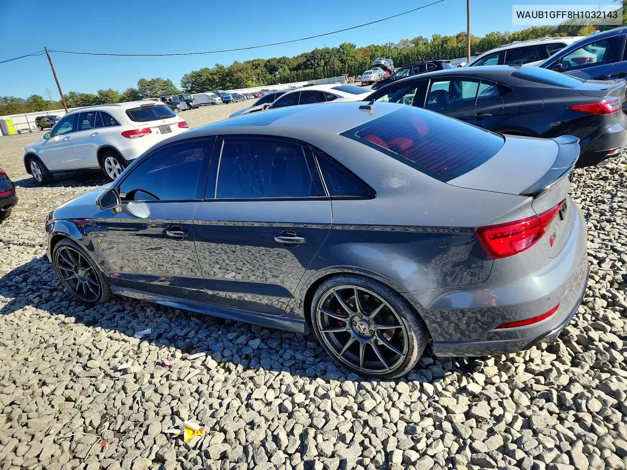 2017 AUDI S3 VIN WAUB1GFF8H1032143 — фото 2