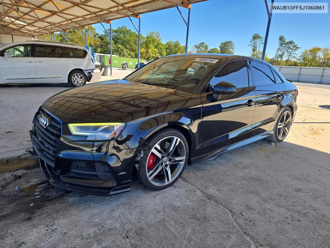 AUDI S3 2018, VIN WAUB1GFF5J1060861