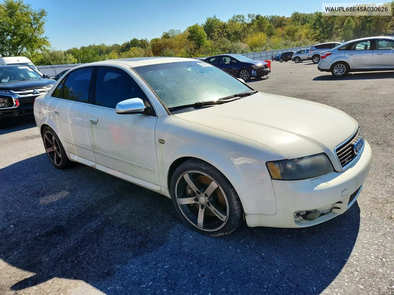 2005 AUDI S4 VIN WAUPL68E45A030626 — фото 4