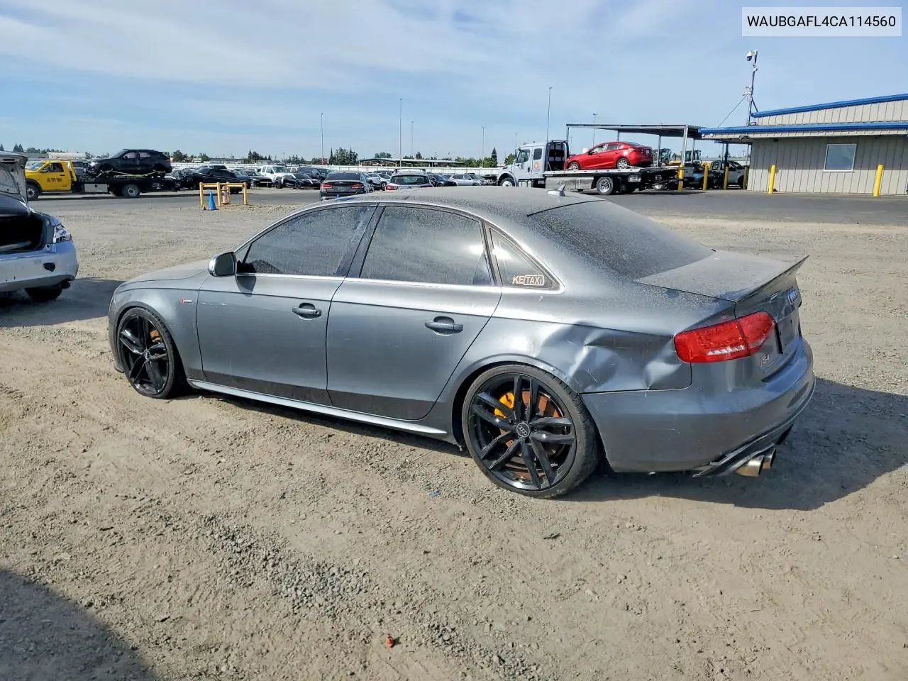 2012 AUDI S4 VIN WAUBGAFL4CA114560 — фото 2
