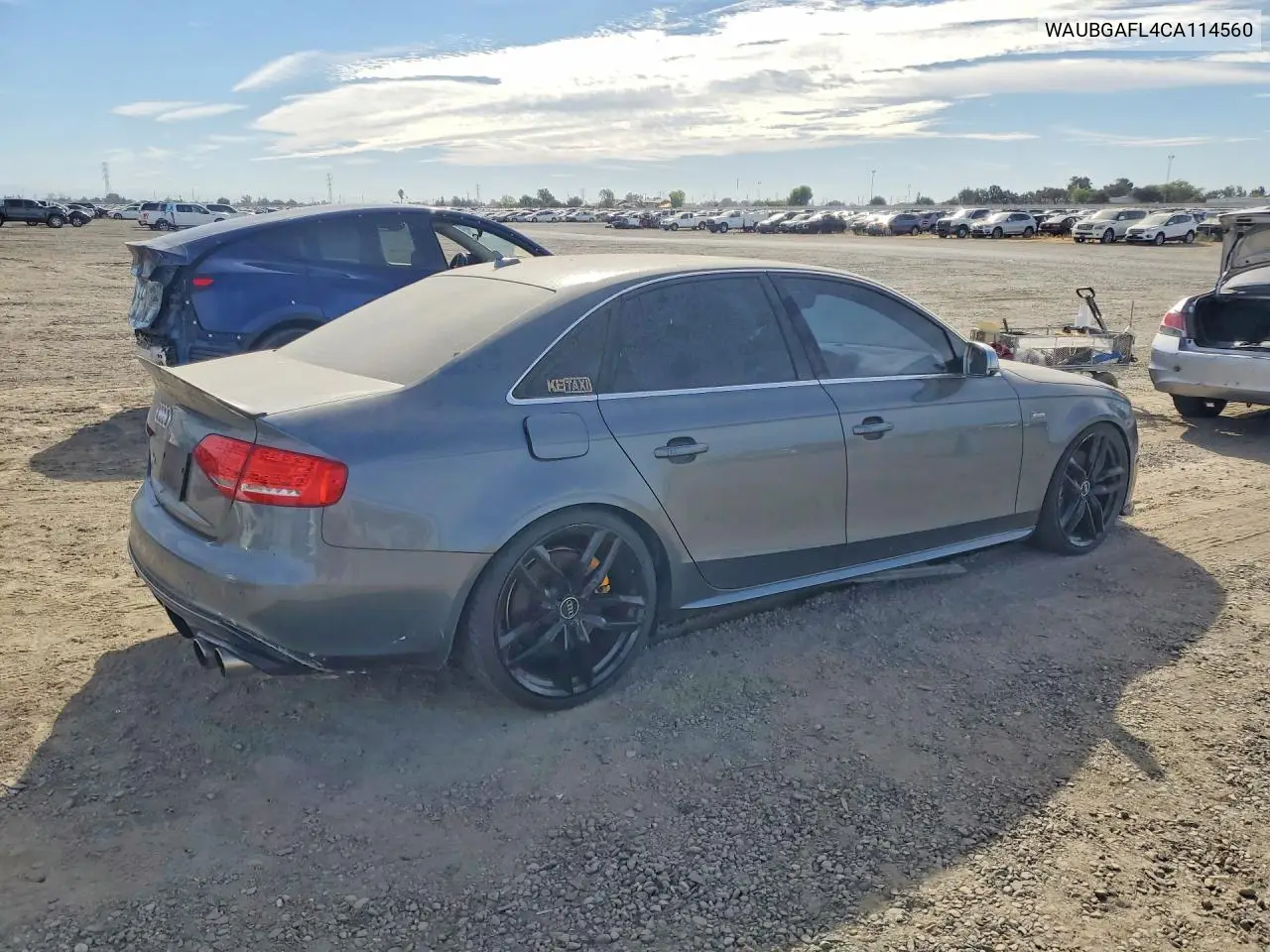 2012 AUDI S4 VIN WAUBGAFL4CA114560 — фото 3