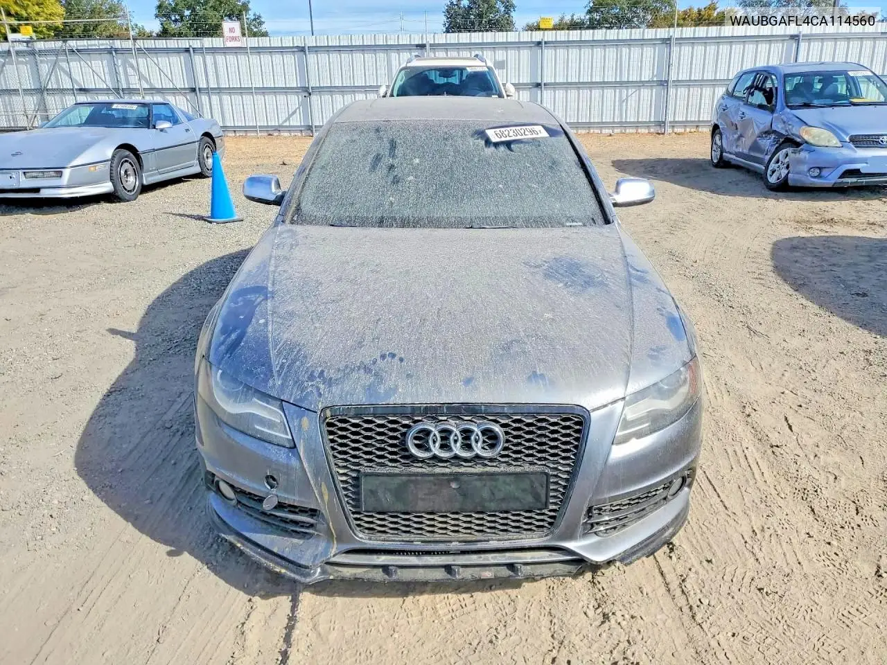 2012 AUDI S4 VIN WAUBGAFL4CA114560 — фото 5