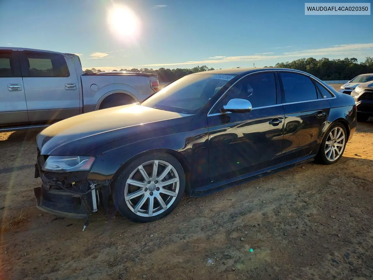 AUDI S4 2012, VIN WAUDGAFL4CA020350