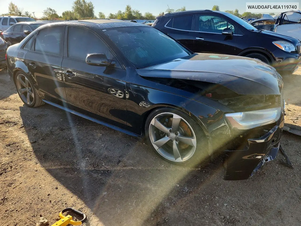 2014 AUDI S4 VIN WAUDGAFL4EA119740 — фото 4