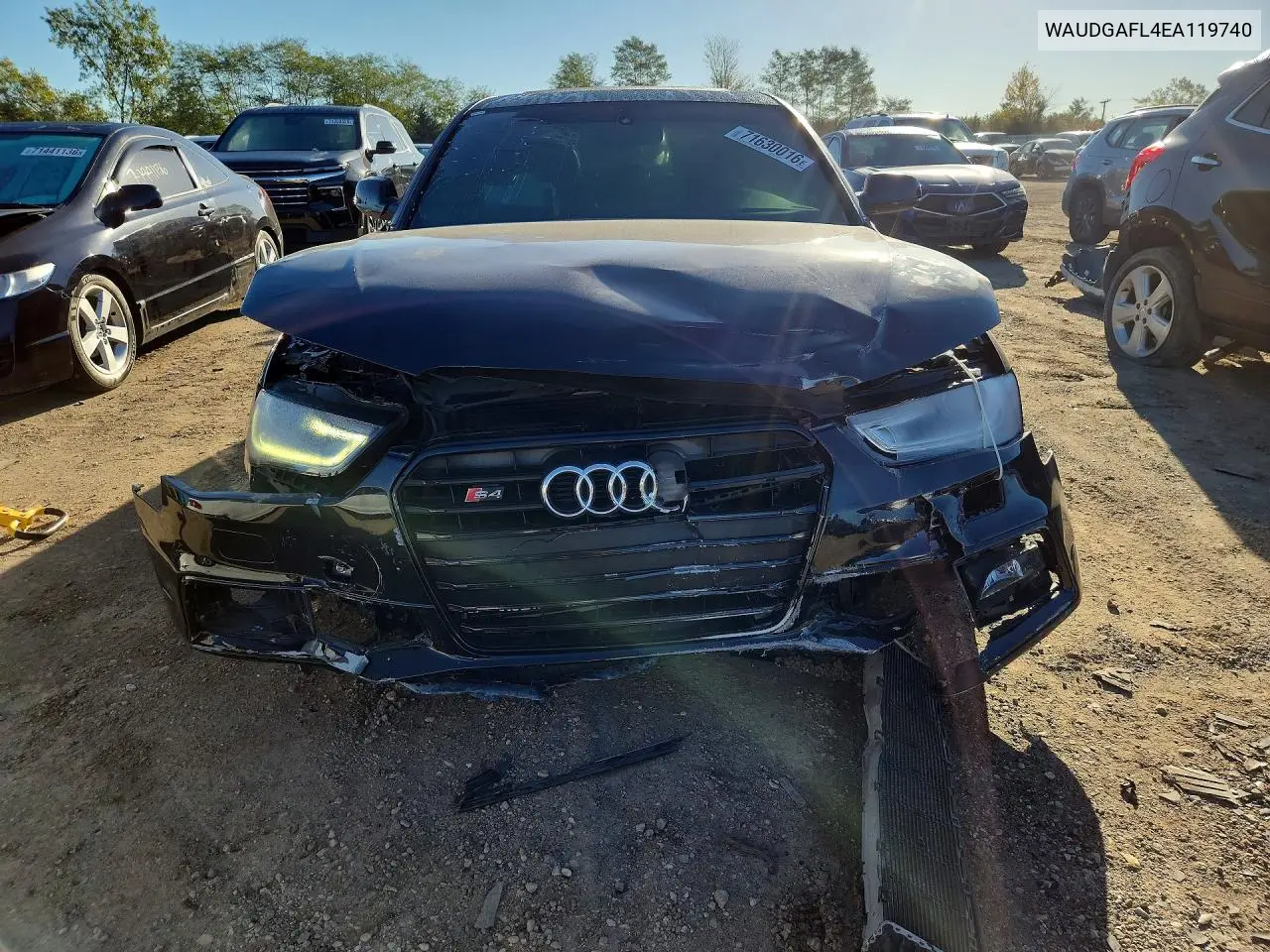 2014 AUDI S4 VIN WAUDGAFL4EA119740 — фото 5