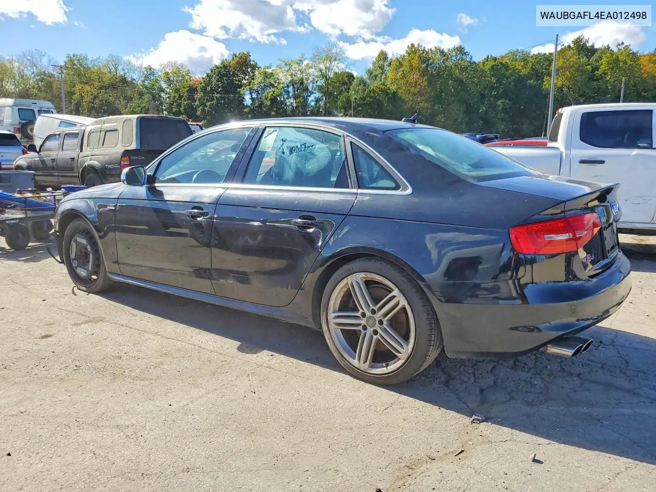 2014 AUDI S4 VIN WAUBGAFL4EA012498 — фото 2