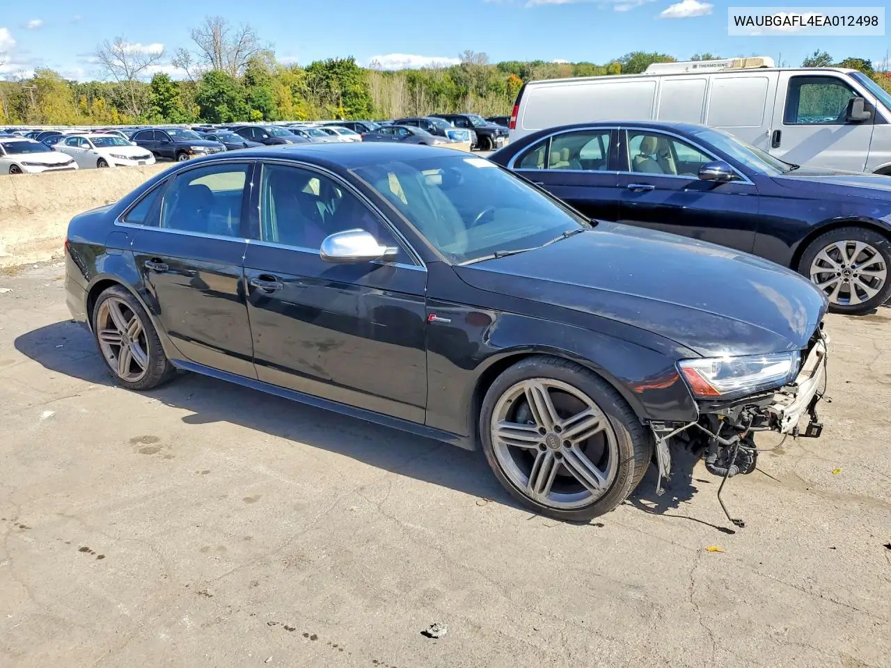 2014 AUDI S4 VIN WAUBGAFL4EA012498 — фото 4