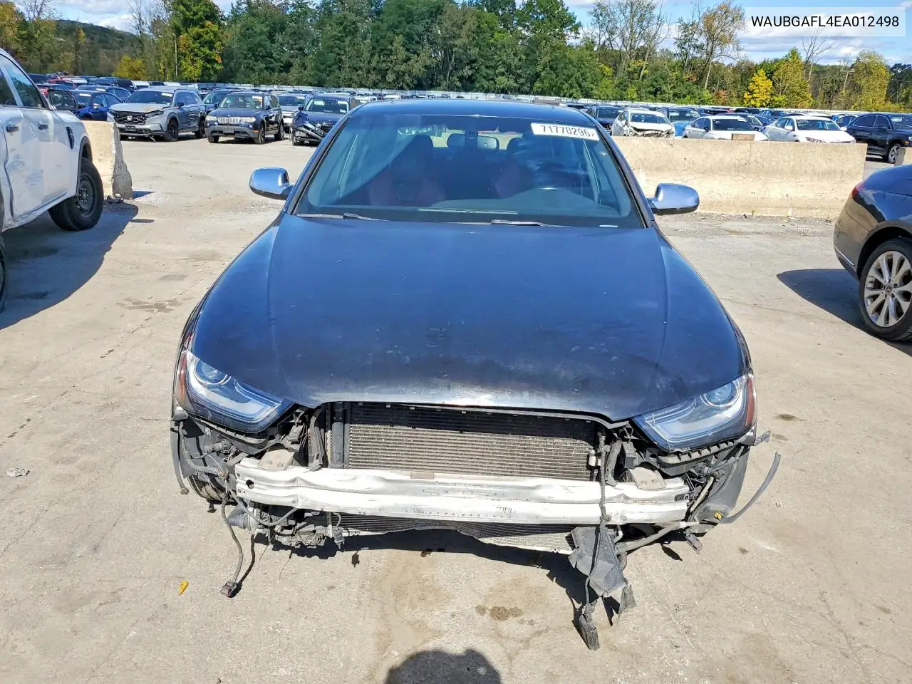 2014 AUDI S4 VIN WAUBGAFL4EA012498 — фото 5