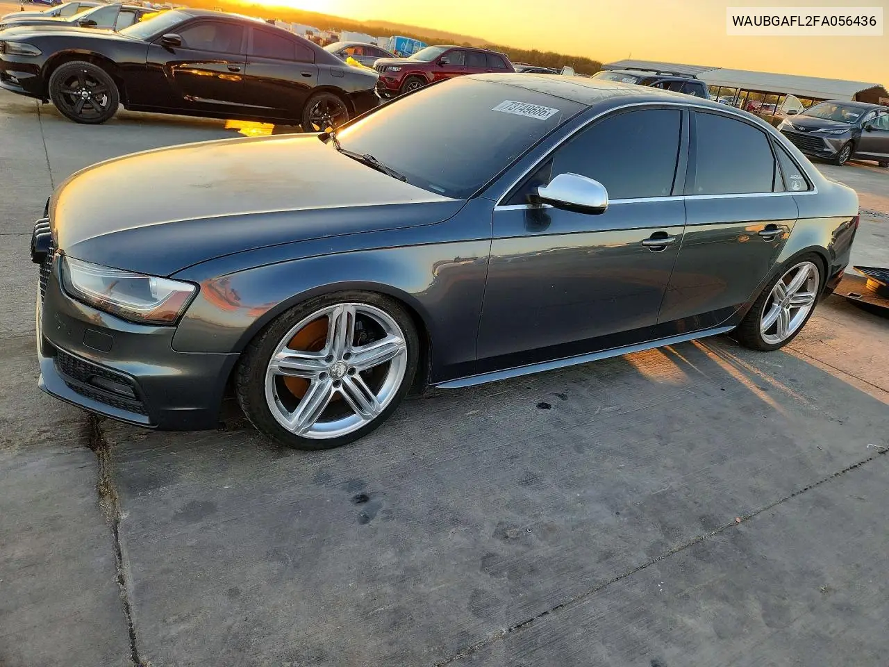 AUDI S4 2015, VIN WAUBGAFL2FA056436