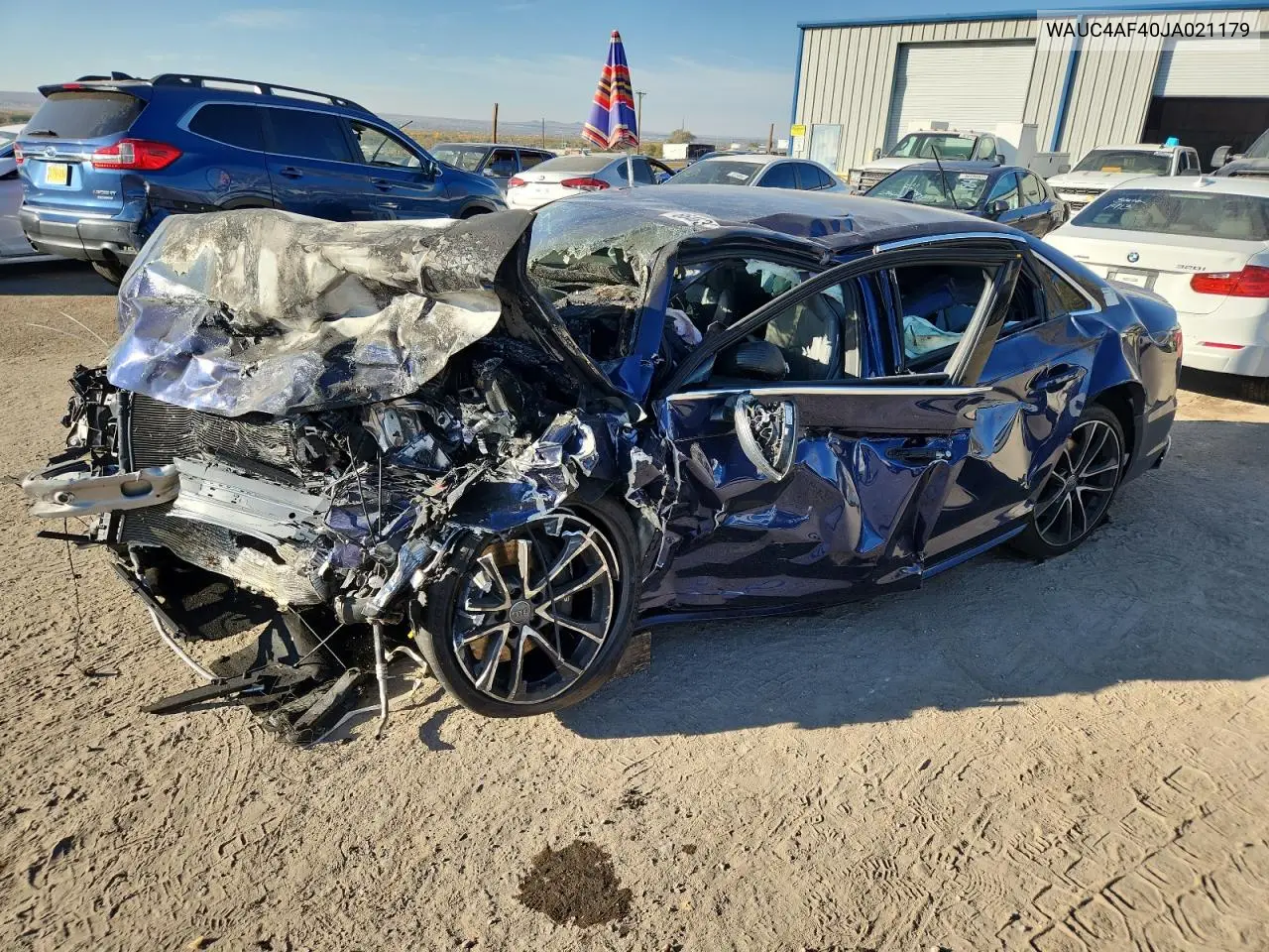 AUDI S4 2018, VIN WAUC4AF40JA021179