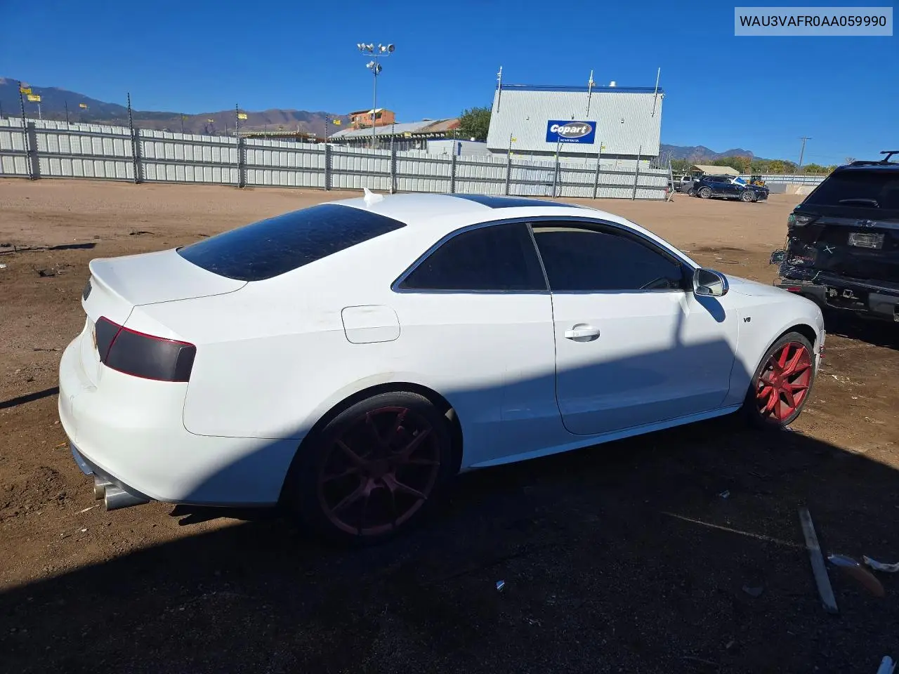 2010 AUDI S5 VIN WAU3VAFR0AA059990 — фото 3