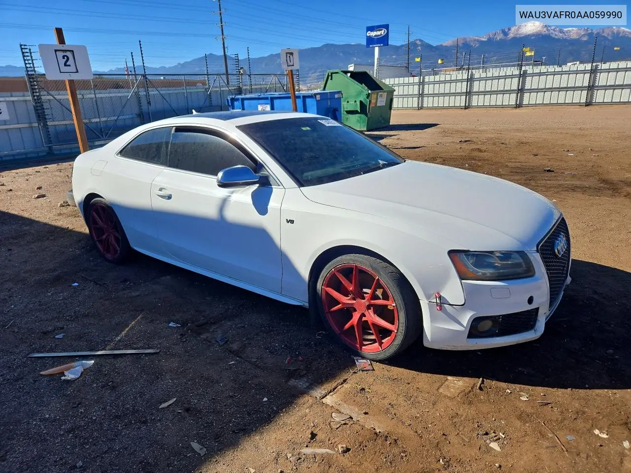 2010 AUDI S5 VIN WAU3VAFR0AA059990 — фото 4