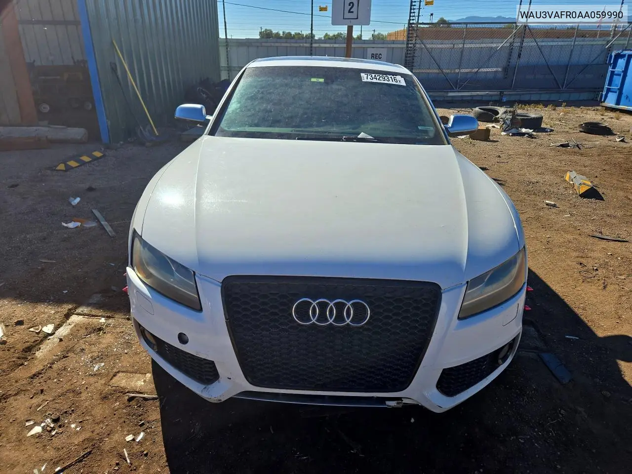 2010 AUDI S5 VIN WAU3VAFR0AA059990 — фото 5