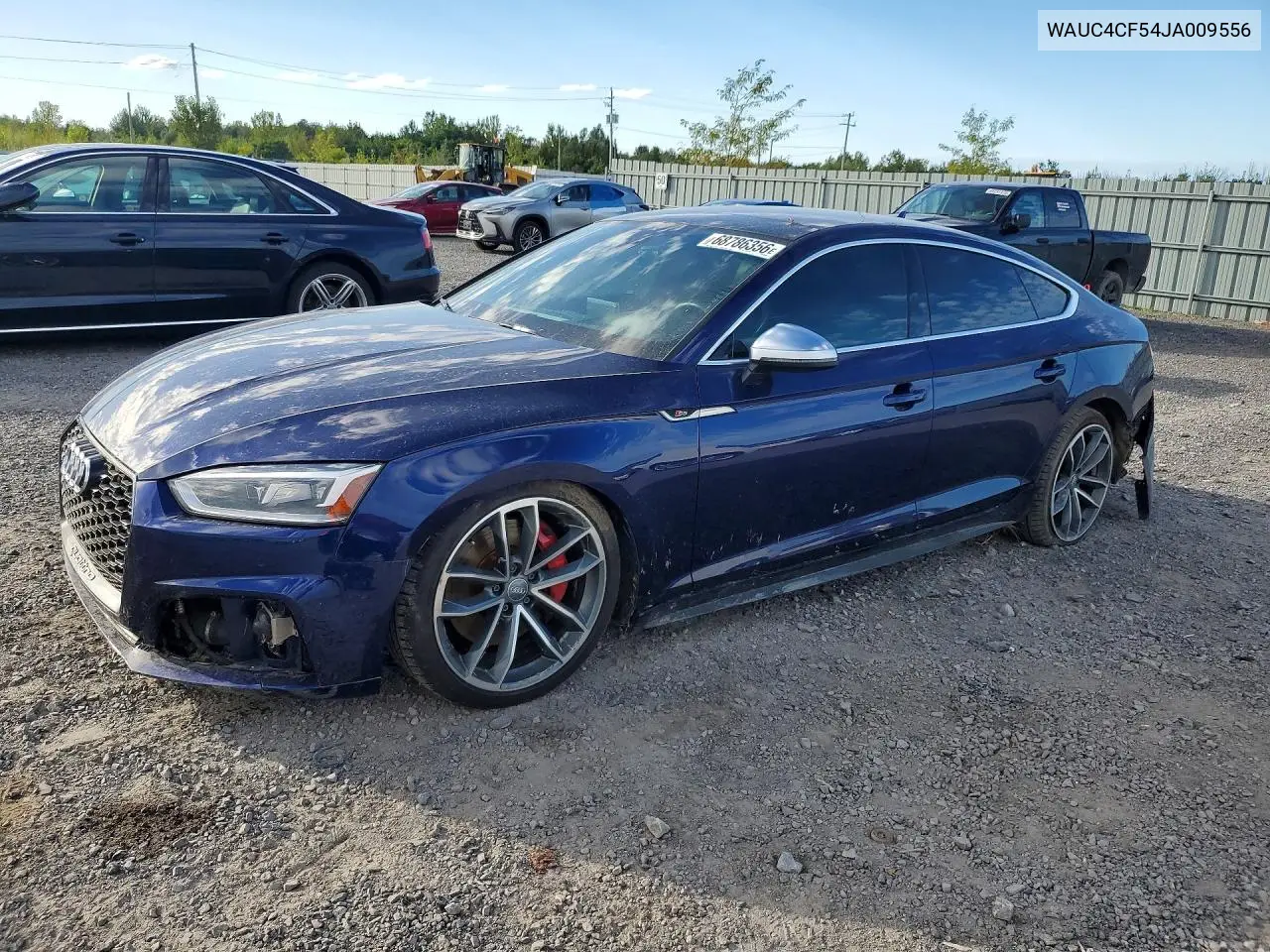 AUDI S5 2018, VIN WAUC4CF54JA009556
