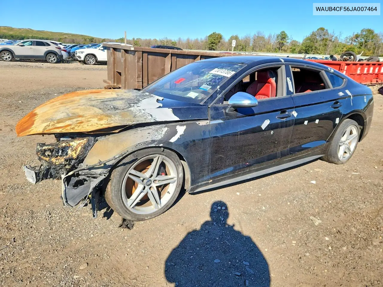 AUDI S5 2018, VIN WAUB4CF56JA007464