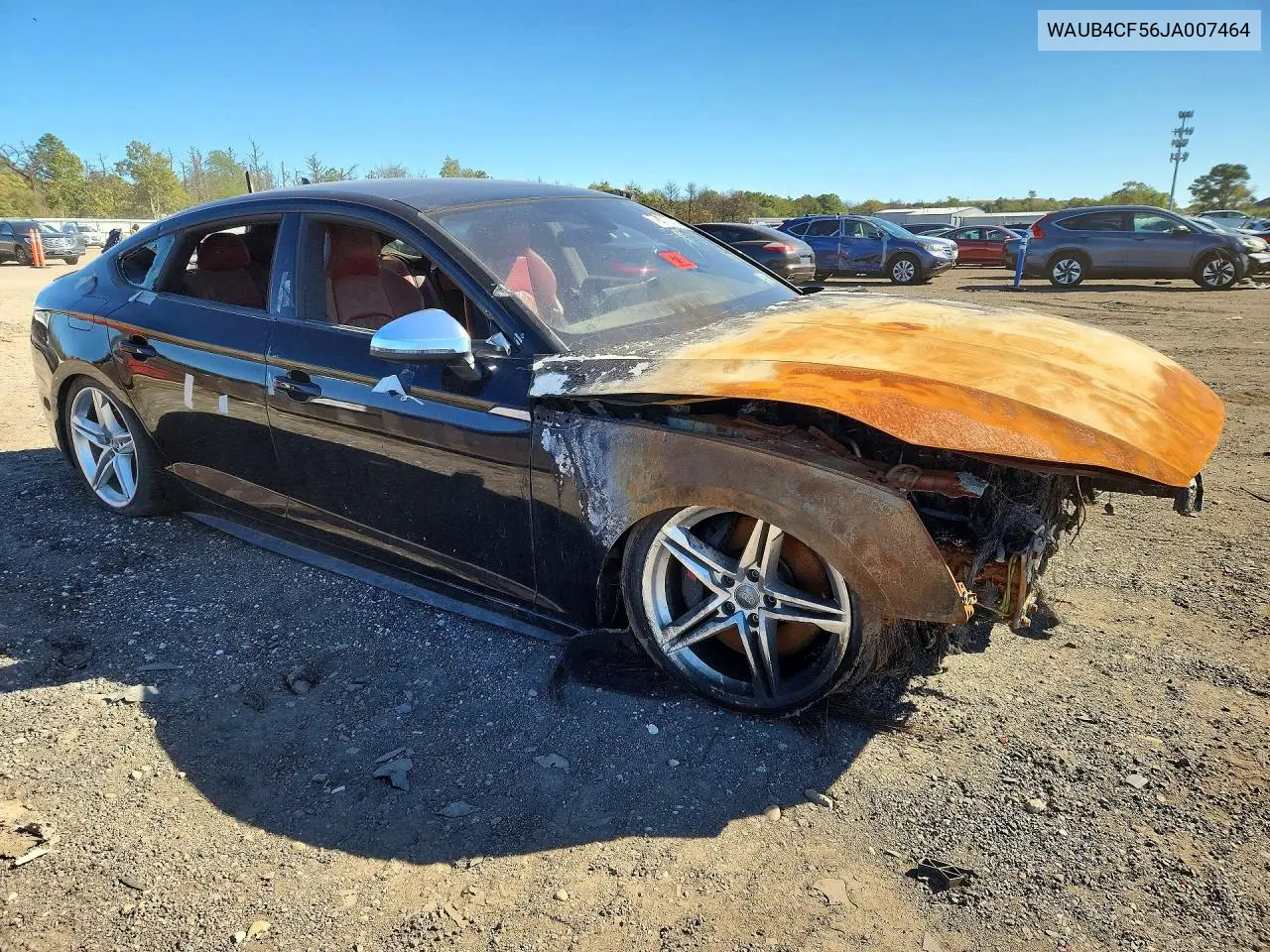 2018 AUDI S5 VIN WAUB4CF56JA007464 — фото 4