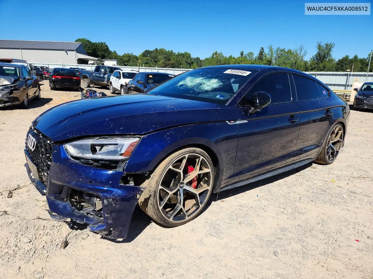 AUDI S5 2019, VIN WAUC4CF5XKA008512