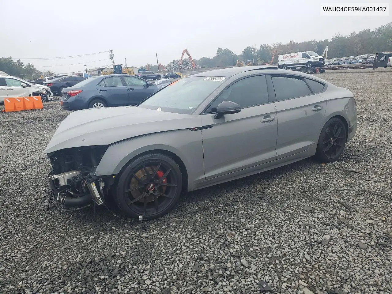 AUDI S5 2019, VIN WAUC4CF59KA001437