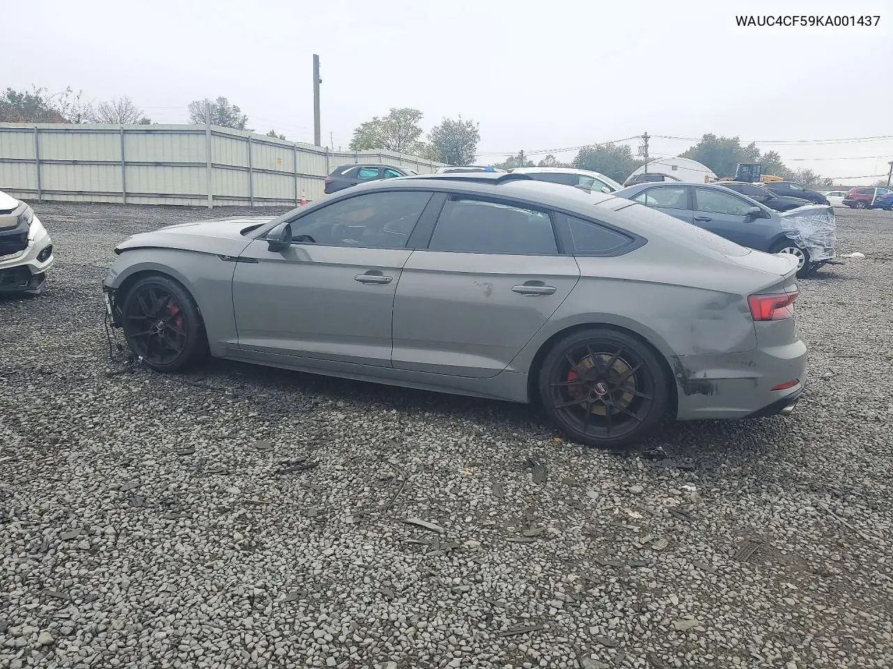 2019 AUDI S5 VIN WAUC4CF59KA001437 — фото 2