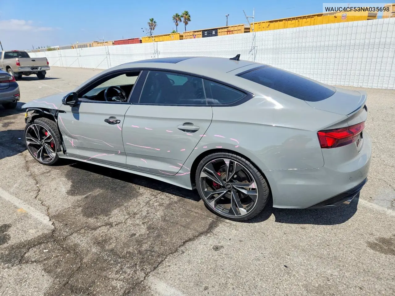 2022 AUDI S5 VIN WAUC4CF53NA035698 — фото 2